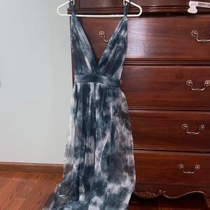 Maniju, size L, emerald tie-dye